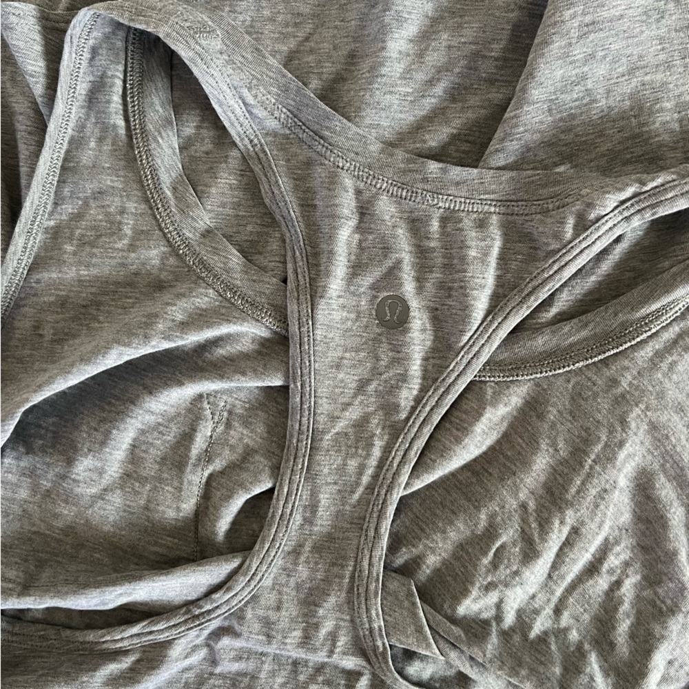 Lululemon Everyday Razorback Top - grey - Picture 4 of 5